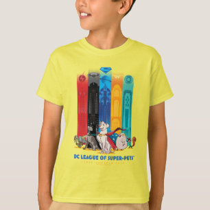 Camiseta Liga DC das Torres de Metrópolis de Super Pets