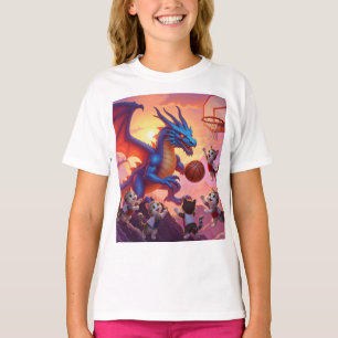 Camiseta Liga de Basquete Fantasia: Dragão vs Cats Hoops Ar