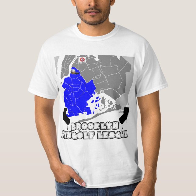 Camiseta Liga de Brooklyn PinGolf (Frente)