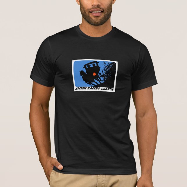 Camiseta Liga de competência de Amish (Frente)