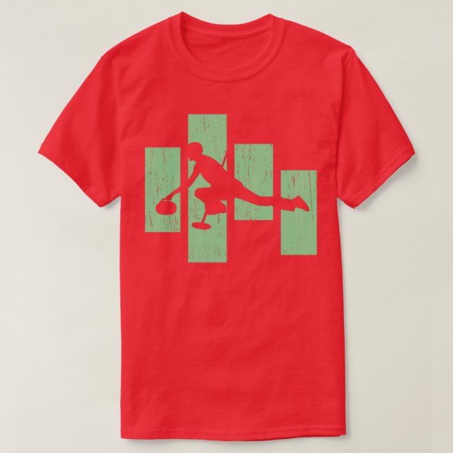 Camiseta Liga de Curling (Frente do Design)