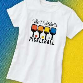 Camiseta Liga de Equipe de Pickleball