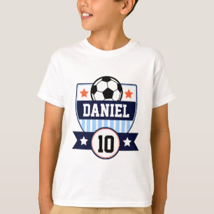 Camiseta Liga de Futebol Infantil Nome e Número Logo