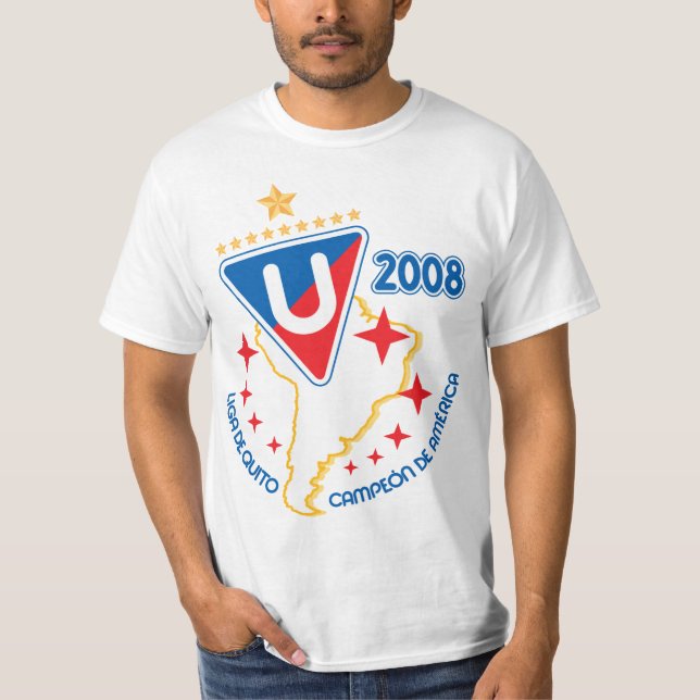 Camiseta Liga de Quito Campeon de América (Frente)