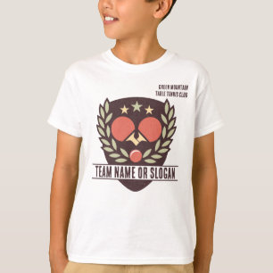 Camiseta Liga do Clube de Nomes da Equipe de Tênis Personal