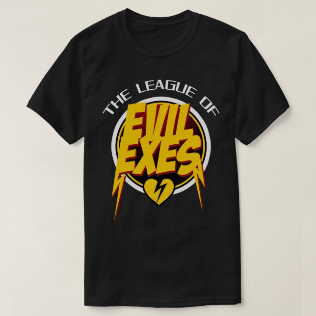 Camiseta Liga dos Mau Exes (Frente do Design)