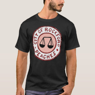 Camiseta Liga dos Seus Próprios - Rockford Peaches ¾ do B