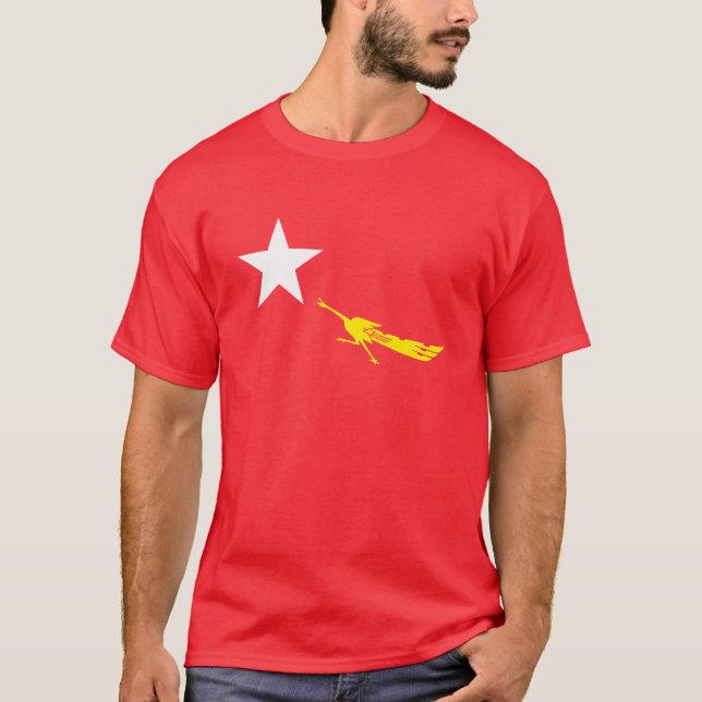 Camiseta Liga nacional para a democracia (Frente)