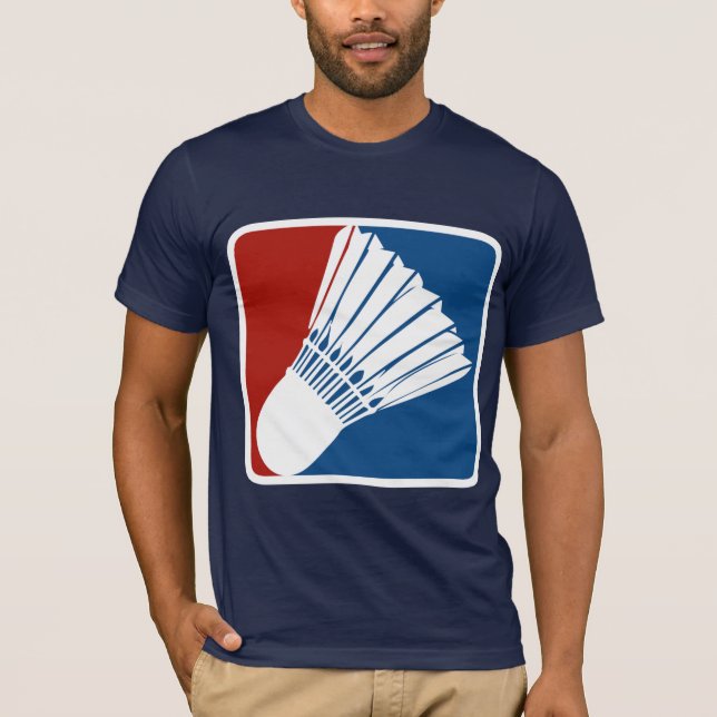 Camiseta Liga principal do Badminton (Frente)