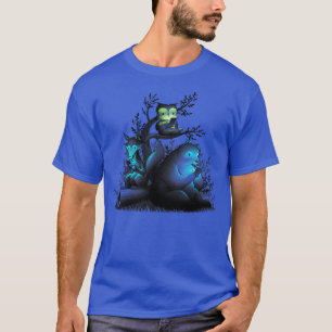 Camiseta Ligação Com Os Animais Da Floresta Utilizando Tele