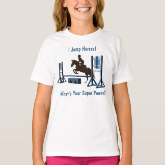 Camiseta Ligação em ponte equestre bonito do pônei