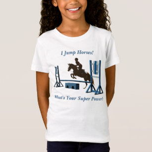 Camiseta Ligação em ponte equestre bonito do pônei