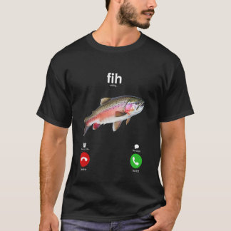 Camiseta Ligação Fih Lembrar-me Mensagem Recusar Aceitar Te