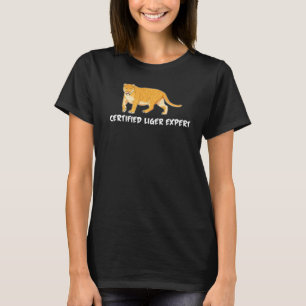 Camiseta Liger Expert Lion Tiger Wild Zoo Animal