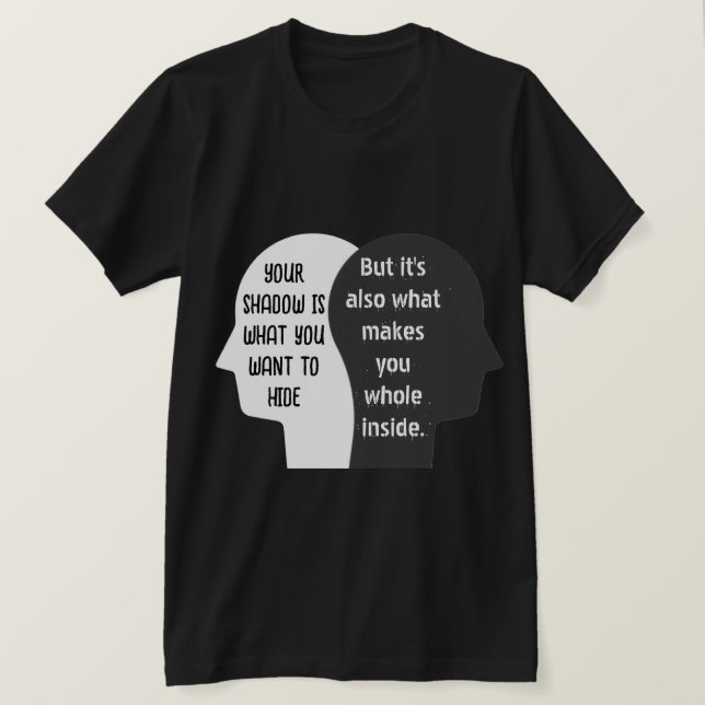 Camiseta Light and Shadow Self t-shirt design (Frente do Design)