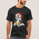 Camiseta Light Christma Penguin Ugly Pajamas Santa Hat Xmas<br><div class="desc">Pinguim Pguin Feio Pajamas Santa Hat Xmas Longa Folga</div>