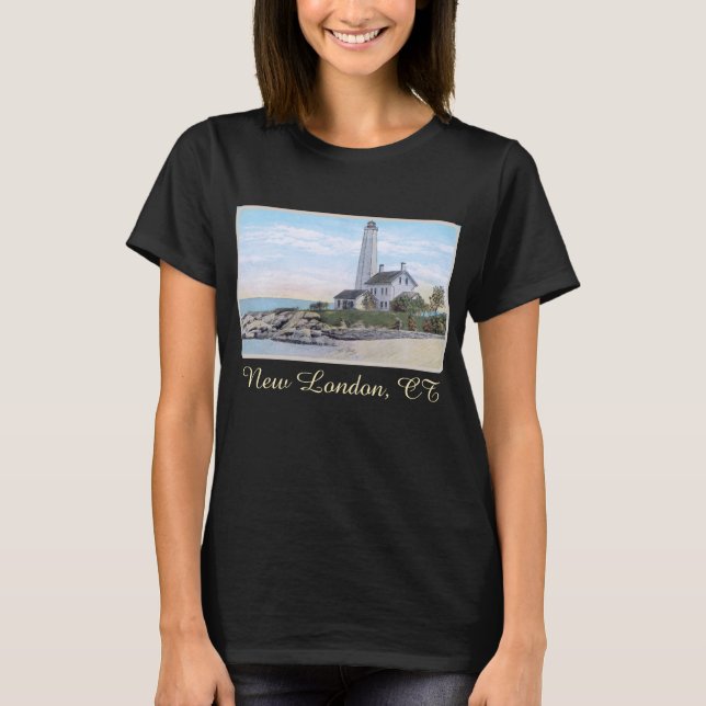 Camiseta Light House New London CT (Frente)