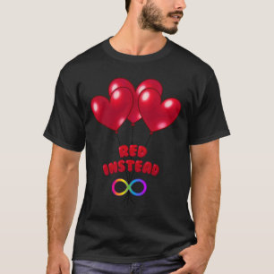 Camiseta Light It Up Red Instead Autism Awareness With Hea