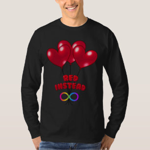 Camiseta Light It Up Red Instead Autism Awareness  With Hea