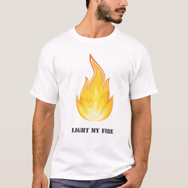 Camiseta Light my fire (Frente)