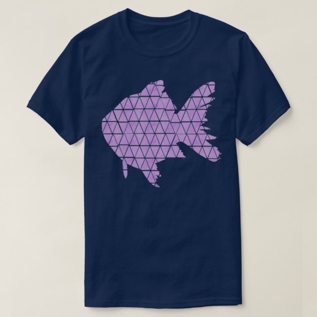 Camiseta Light Purple Fish (Frente do Design)