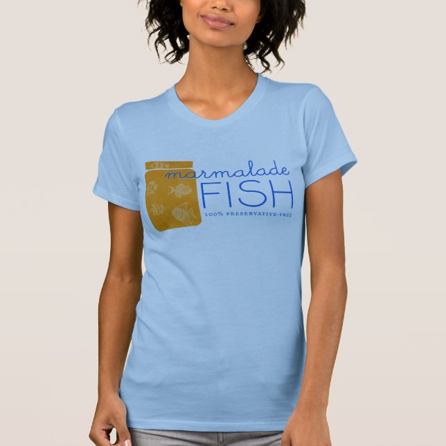 Camiseta *LIGHT SHIRTS* dos peixes do doce de fruta (Frente)