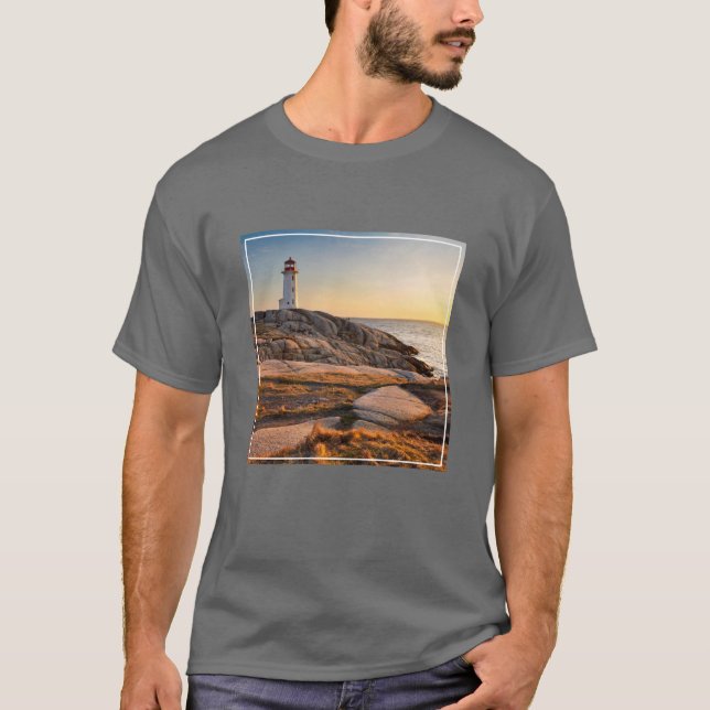 Camiseta Lighthouses | Peggy's Cove Nova Scotia (Frente)