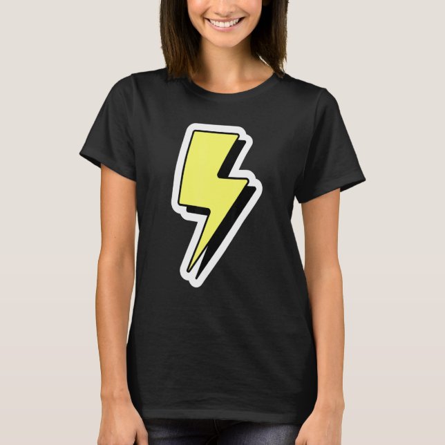 Camiseta Lightning Strike Thunder Storm Bol Relâmpago (Frente)