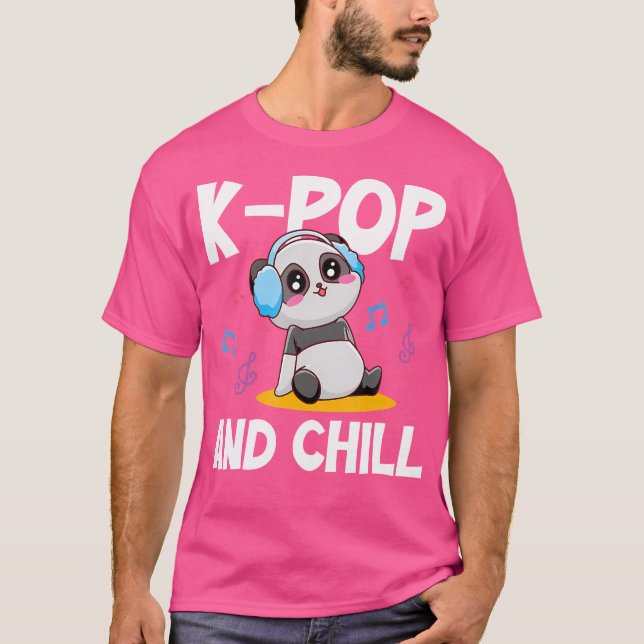 Camiseta Lightsticks K-Pop Fashion Para Ventiladores Do K-D (Frente)