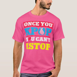 Camiseta Lightsticks K-Pop Fashion Para Ventiladores Do K-D