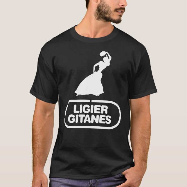 Camiseta Ligier Gitanes F1 team logo 1975-1980 &x27;Gypsy d (Frente)