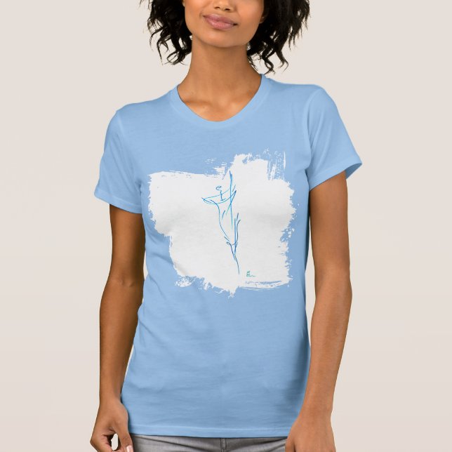 Camiseta Ligne bleu 3 (Frente)