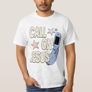 Camiseta Ligue para Jesus – Design Retro Fé
