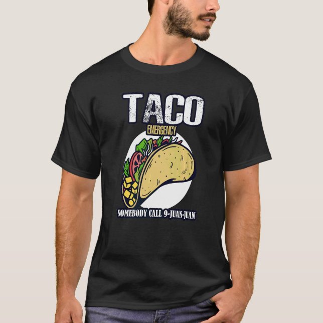 Camiseta Ligue para Juan Juan Juan Mexico Taco Emergency Ci (Frente)