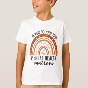 Camiseta Ligue Para Sua Mente Leopardo Rainbow Mental Healt