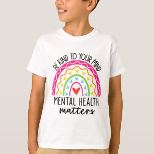 Camiseta Ligue Para Sua Mente Leopardo Rainbow Mental Healt