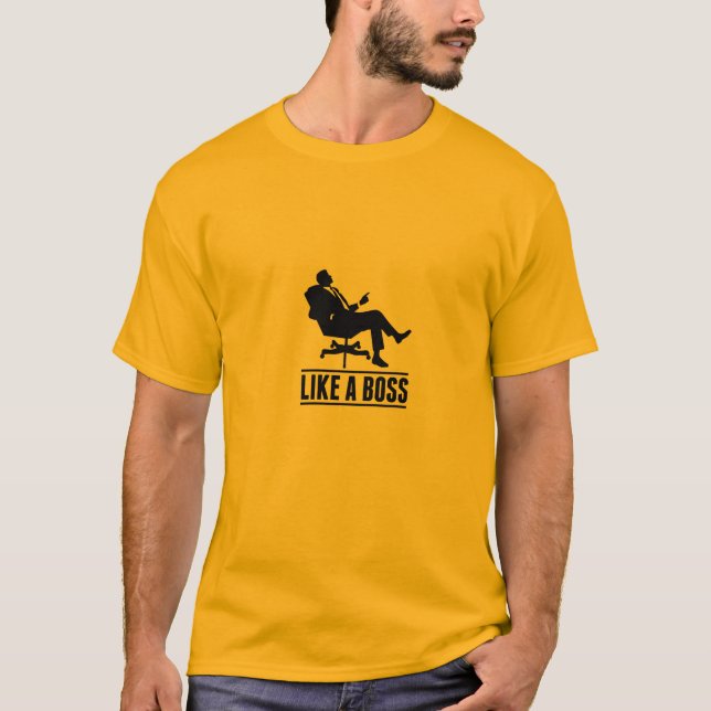 Camiseta Like a boss (Frente)