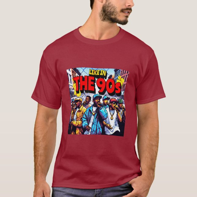 Camiseta Like in the 90s Rap (Frente)