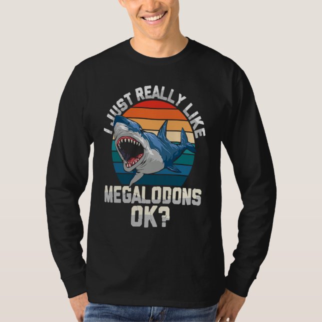 Camiseta Like megalodons ok open water (Frente)