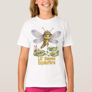 Camiseta Lil' Bayou Explorers Cena do Bayou do Lib