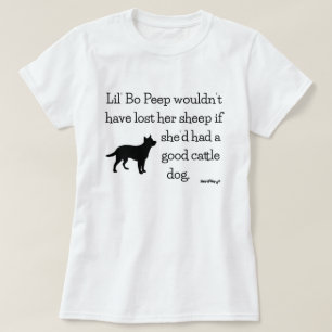 Camiseta Lil BO olha e cães do gado - HerdNerd