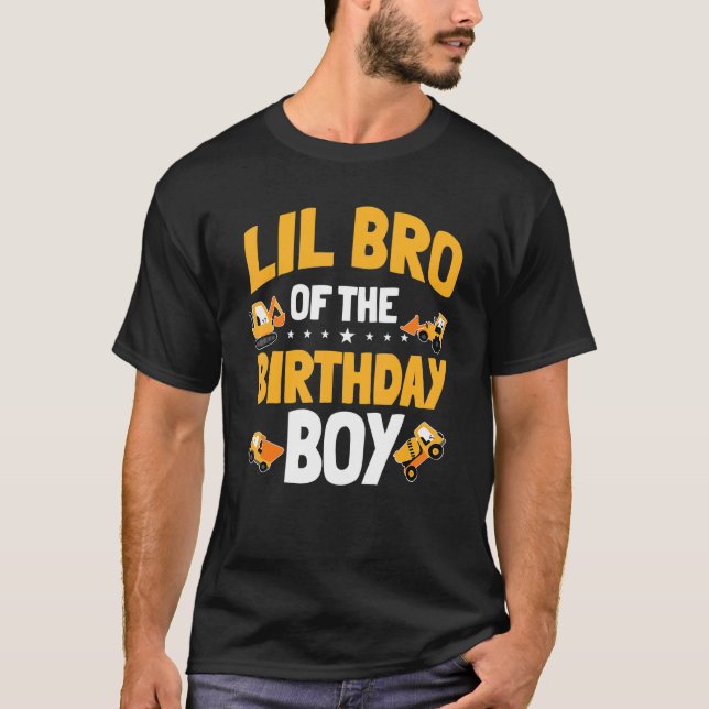 Camiseta Lil Bro Do Criador De Bois De Aniversário Bd (Frente)
