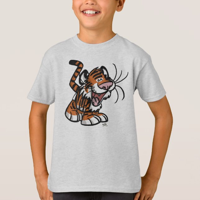 Camiseta Lil' Cartoon Tiger Children T-Shirt (Frente)