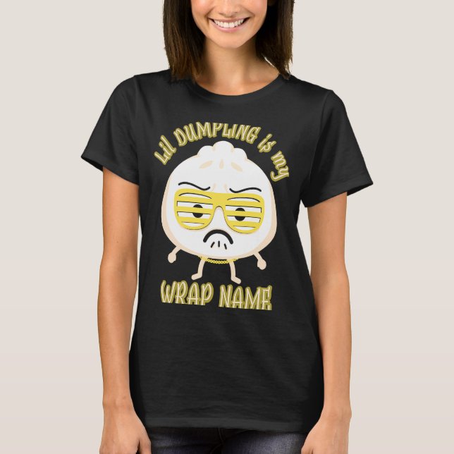Camiseta Lil Dumpling Asian Dim Sum Piada Comida (Frente)
