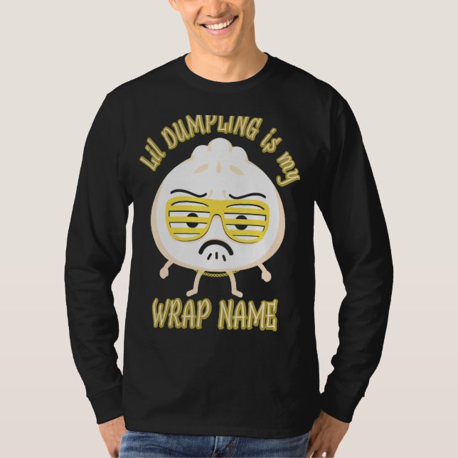 Camiseta Lil Dumpling Asian Dim Sum Piada Comida (Frente)