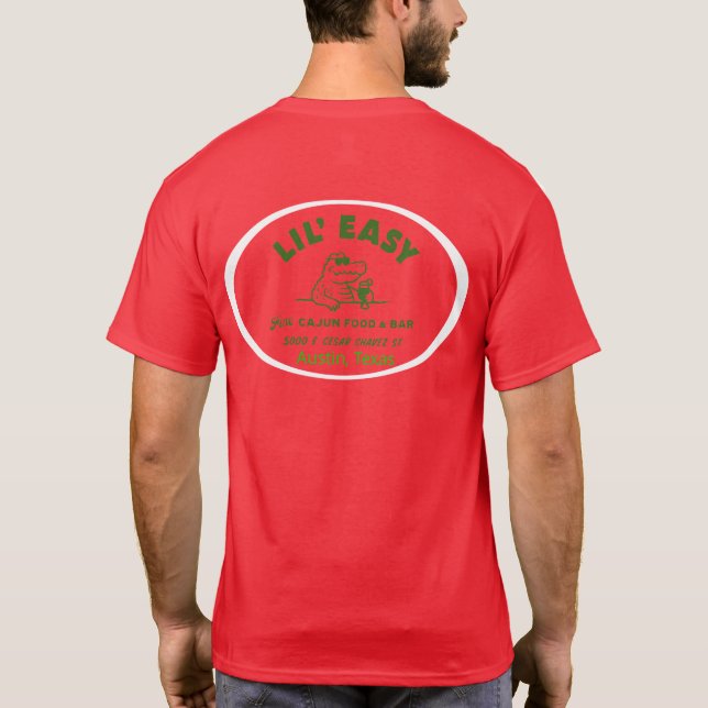 Camiseta Lil' Easy Cajun Garage (Verso)