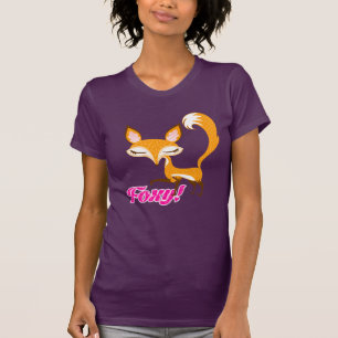 Camiseta Lil Foxie - "Foxy bonitos!" T da ilustração