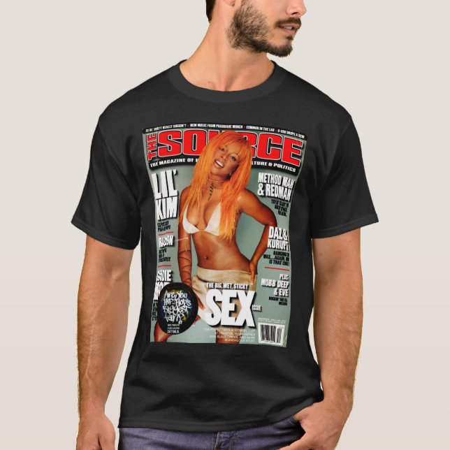 Camiseta Lil Kim Cobrir Clássico T-Shirt (Frente)