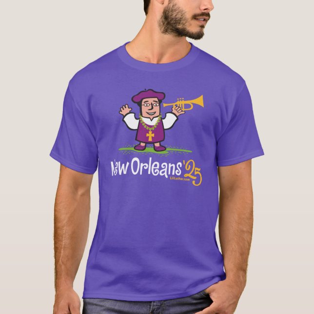Camiseta Lil' Luther New Orleans (Frente)