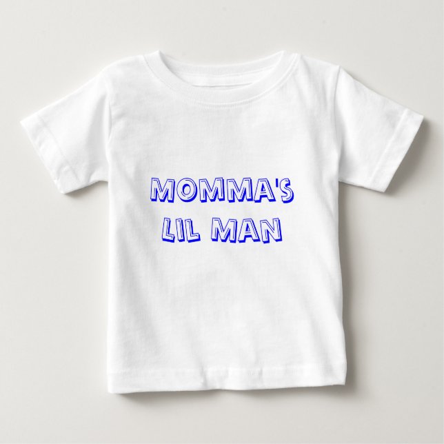 Camiseta Lil Man da mamãe (Frente)